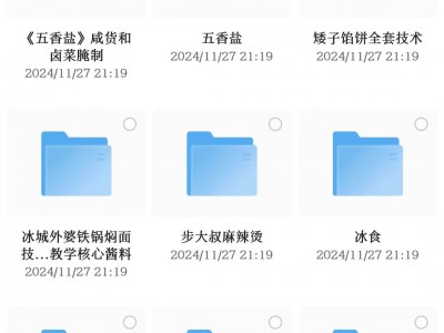 花了2.4万,全部买下来的小吃制作教程,适合小本创业学艺
